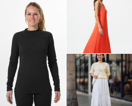 Women clothing cover photo collage