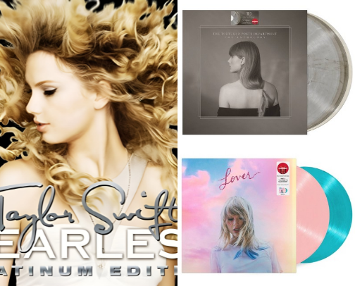 The BEST places to get Taylor Swift vinyls! (coming from a long time Swiftie) cover photo collage