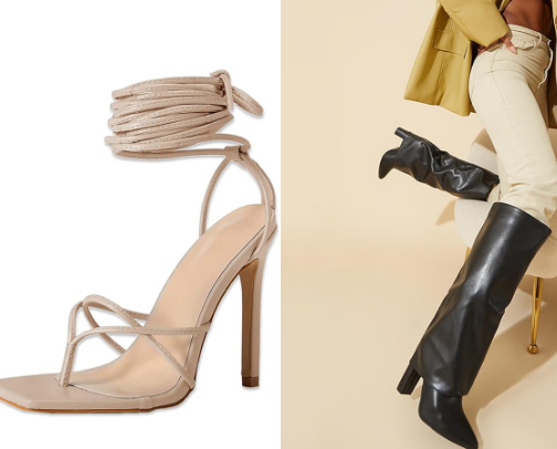 Show stopping shoes cover photo collage