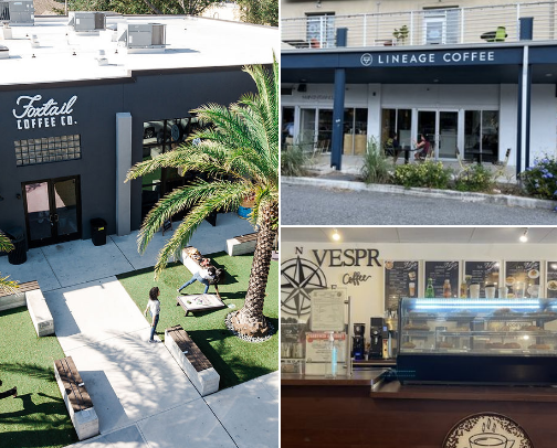 Best Coffee Shops & Cafés in Kissimmee & Orlando: A Local's Guide cover photo collage