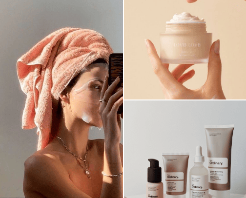 Beauty Products cover photo collage