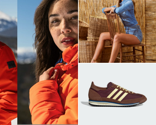 Clothing cover photo collage