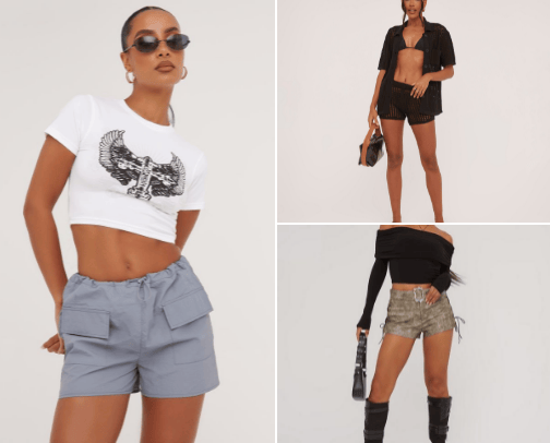 Non Denim Daisy Dukes cover photo collage
