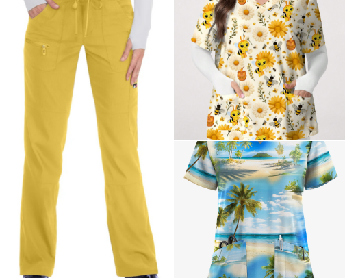 STYLISH SCRUBS for NURSES cover photo collage