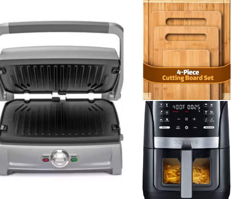 Kitchen items cover photo collage