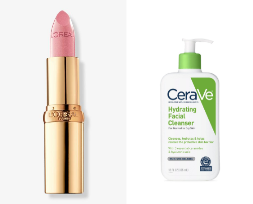 Skincare and Makeup cover photo collage
