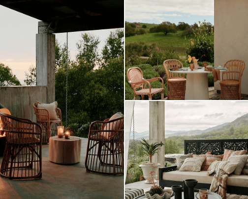 Create an Outdoor Oasis cover photo collage