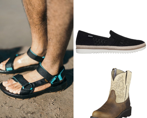 Shoes cover photo collage