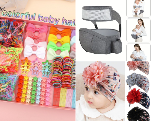 Hair Accesories cover photo collage