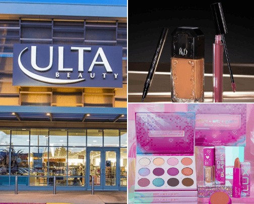 Ulta Beauty Products cover photo collage