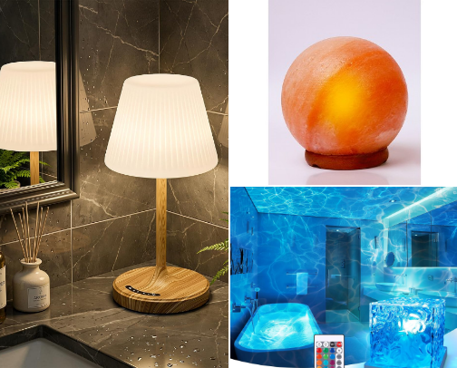Design a Spa Bathroom- Choose from each section to create your own! cover photo collage