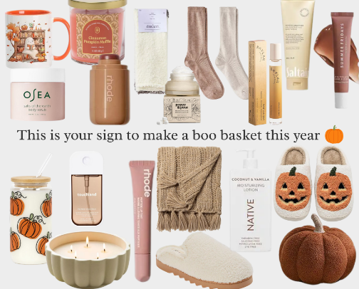 this is your sign to make a boo basket this year! cover photo collage