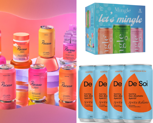 my favorite NA drinks as a non-drinker cover photo collage