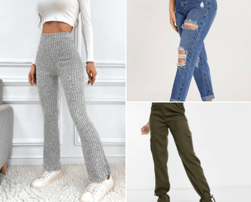 trousers, jeans and shorts👖 cover photo collage