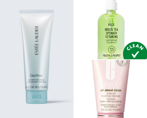 My favorite face cleansers cover photo collage