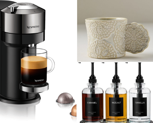 But first…COFFEE (at home) cover photo collage