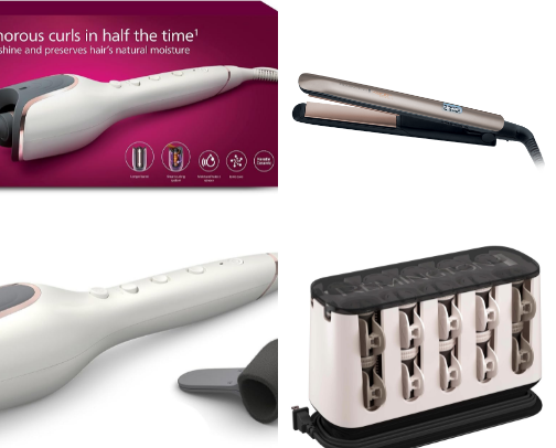 Philips/Remington for hair cover photo collage