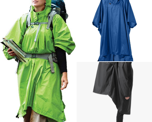 Rains Poncho Must Be In the Backpack cover photo collage
