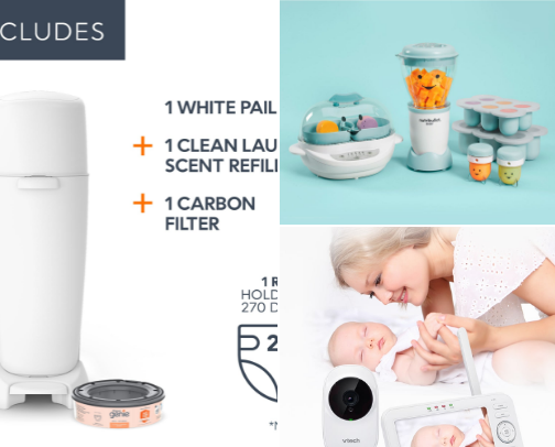 Baby MUST haves! cover photo collage