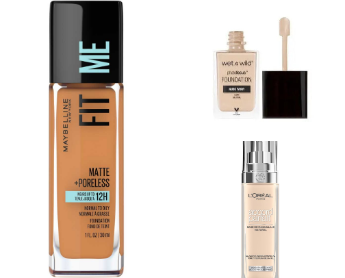 Acne or oily skin? Here are some makeup recommendations on a budget! cover photo collage
