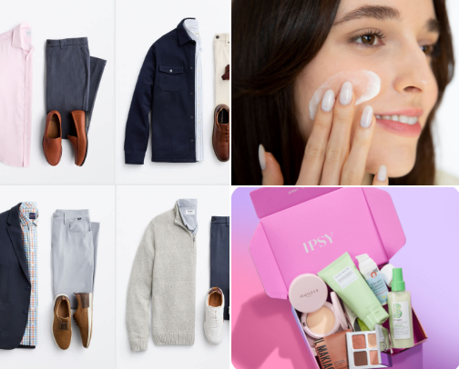 My favorite subscription boxes cover photo collage