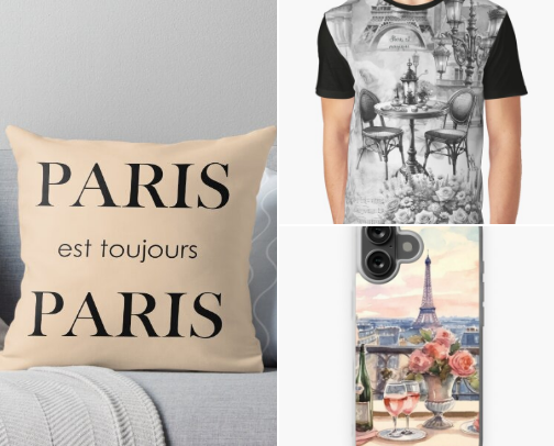 My Special Paris and France theme art and designs. cover photo collage