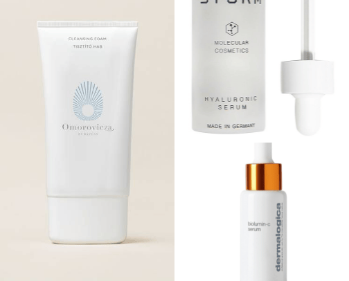 Skin care cover photo collage