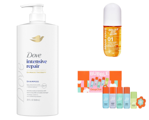 Affordable beauty finds cover photo collage