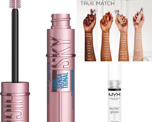 Maquillage cover photo collage