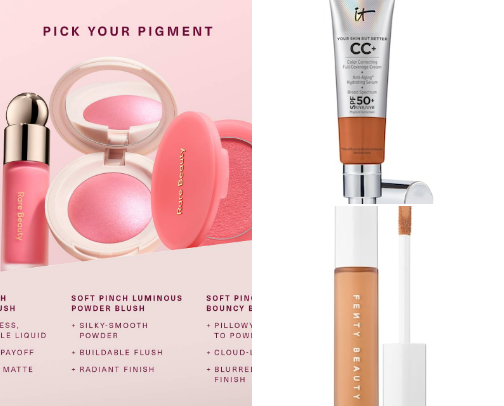 My favorite beauty recs cover photo collage