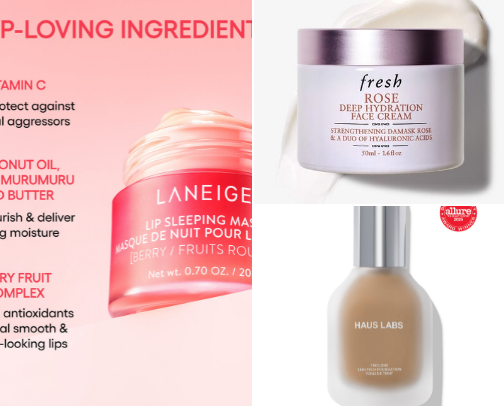 my FAVE beauty recs cover photo collage