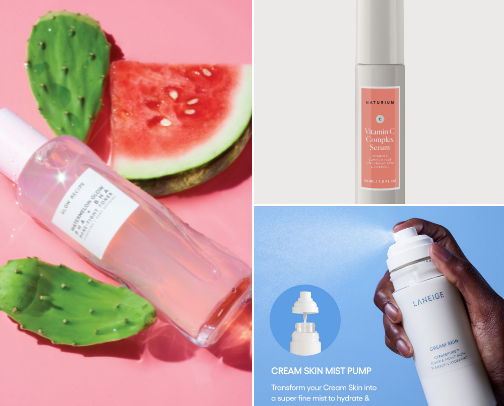 Love Your Skin!! Face Serums, Toners and Moisturizers etc cover photo collage