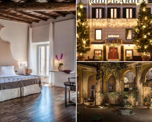 Beautiful and affordable Hotels to stay in Rome Italy Vatican as a pilgrim cover photo collage