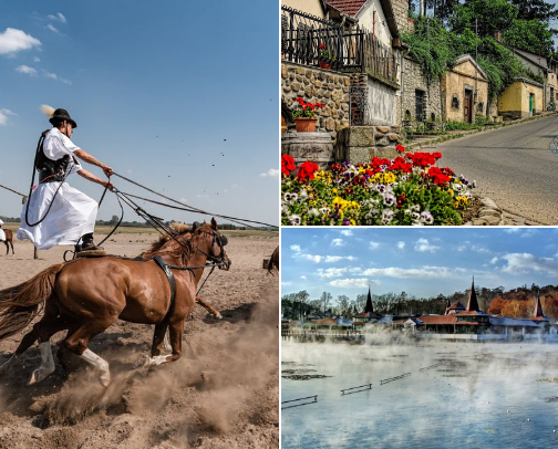 Places to Visit in Hungary cover photo collage