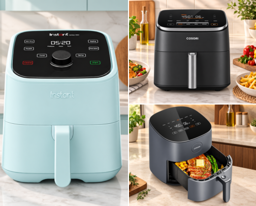 Air Fryer Recommendations: What the Test Labs Actually Pick cover photo collage