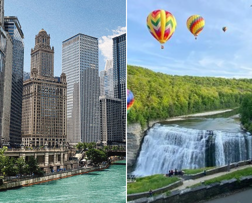 vacation spots cover photo collage