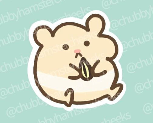 Hamster food cover photo collage