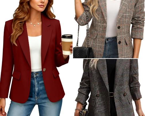 TAILORED BLAZERS AND STRUCTURES JACKETS cover photo collage