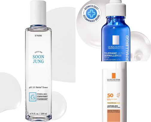 Gentle & Safe Routine Skincare for Sensitive Skin cover photo collage