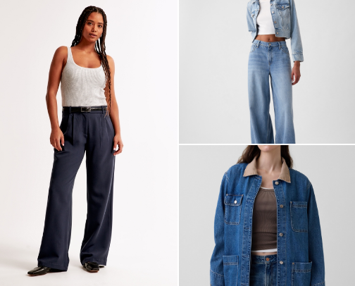 Clothing favs 🧥👙👡👛 cover photo collage