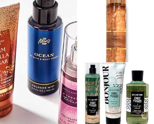 Bath & Body works that I really love. cover photo collage