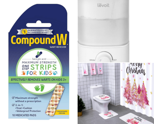 Kids health items cover photo collage