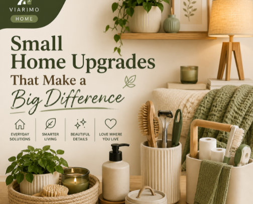 ✨ Small Home Upgrades That Make a Big Difference cover photo collage
