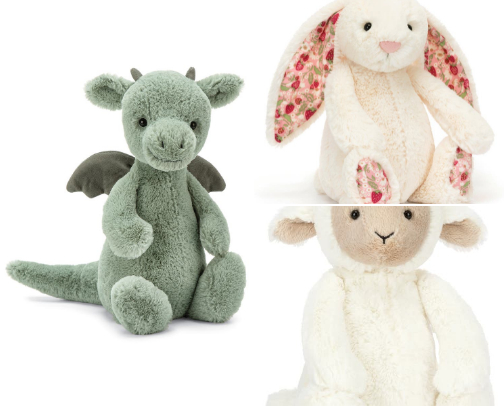 Our favorite extra soft plush toy brands cover photo collage
