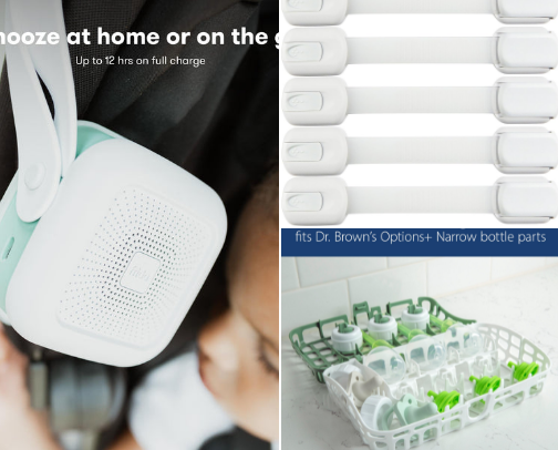 first time mom & baby essentials cover photo collage