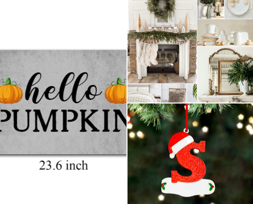 Home decor cover photo collage