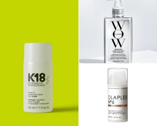 Valuable hair products cover photo collage