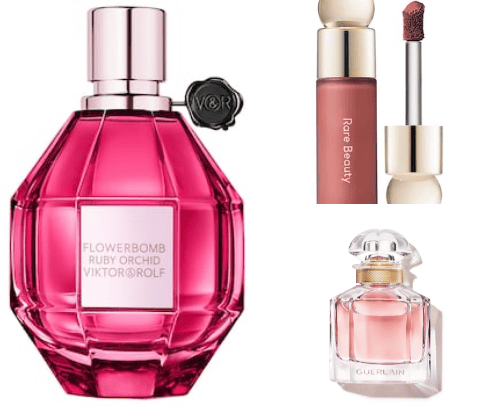 BEST make up, perfumes, skincare cover photo collage