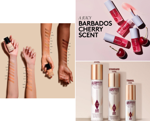 "Sephora" best makeup products🛍 cover photo collage