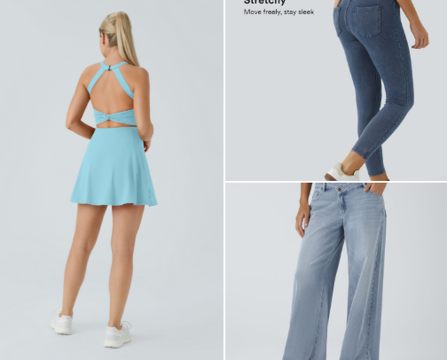 Clothes I Actually Swear By cover photo collage